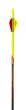 Black Eagle Outlaw Yellow Crested Arrows with Flo-Yellow and Red Vanes – High Visibility Hunting Arrows
