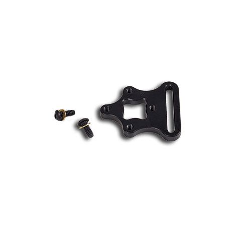 TightSpot Crossbow Universal Quiver Bracket, accessory for attaching a 3-arrow quiver to crossbows for improved arrow accessibility.
