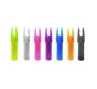 Black Eagle Standard Arrow Nocks for Carnivore, Zombie Slayer, and Outlaw shafts, weighing 11 grains each, sold per dozen.

