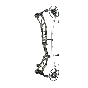 Elite Artus compound bow, featuring SP2 Cam and VX Mods for high-performance and customization in hunting. Pure Whitetail