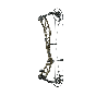 Elite Artus compound bow, featuring SP2 Cam and VX Mods for high-performance and customization in hunting. True Timber Strata
