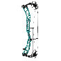 Elite Exalt LD compound bow, featuring the SP cam system, V3 Mods, and S.E.T. technology for peak performance and customizable settings.
Laguna Teal