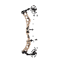 Elite Carbon EON compound bow, featuring lightweight design, SP2 Cam system, and S.E.T. Technology for high-speed performance and precision. Mountain tan
