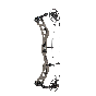 Elite Carbon EON compound bow, featuring lightweight design, SP2 Cam system, and S.E.T. Technology for high-speed performance and precision. Sienna Brown