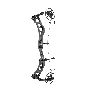 Elite Carbon EON compound bow, featuring lightweight design, SP2 Cam system, and S.E.T. Technology for high-speed performance and precision. Slate Gray