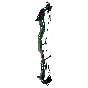 Darton Departure Bow with 37" axle-to-axle design, featuring a billet-crafted riser and EX Cam system for enhanced precision and performance - OD Green
