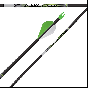 Easton 5MM Axis Arrow with micro diameter design, factory helical fletching, and high penetration for superior broadhead accuracy and hunting performance.
