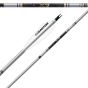 Easton X23 Aluminum Target Arrow Shafts with 7178-T9 aerospace alloy and diamond polished anodized silver finish for precision and durability in competitive archery.
