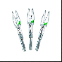 Doubletake Archery Lighted Halo Nock FIT for superior performance and safe, reliable lighting on arrows. Green