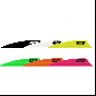 Easton Tite Flight Arrow Vanes for outdoor target archery with special rib design to reduce flutter and noise, ensuring stable flight.
