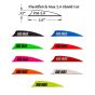 AAE Plastifletch Max 2" Shield Shaped Vanes for durability, flexibility, and arrow control.
