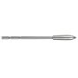 Easton X10 Stainless Steel Break-Off Target Points with adjustable weight sections for fine-tuning arrow flight and accuracy.
