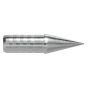 Easton Full Bore Target Points with pin-point design for precision in target shooting and 3D competitions.
