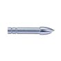 Carbon Express .187 Parabolic Target Points with adjustable weight reduction grooves for customized arrow performance.
