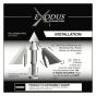 QAD Exodus Full Blade Standard Broadhead Replacement Blades made from hardened stainless steel for exceptional sharpness and durability.
