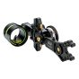 HHA Optimizer King Pin Rheostat Single Pin Compound Bow Sight with Blue Burst light, crystal clear magnifier, and tool-free adjustments for bowhunters.
