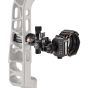 Mathews Bridge-Lock Fixed 5-Pin Sight with micro-adjustable pins, windage, and elevation for Mathews LIFT, Phase4, Image, and V3X bows.
