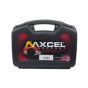 Axcel Achieve XP 6" Compound Bow Sight with ultra-high modulus carbon bar, micro-adjustable windage and elevation, and metal sight tapes for precision shooting.
