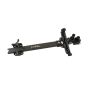 Axcel Achieve XP 9" Compound Bow Sight with carbon construction, micro-adjustable windage and elevation, and metal sight tapes for precise targeting.
