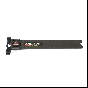 Axcel Achieve XP UHM Carbon Extension Bar - 6" for precise peep alignment and vibration dampening with UHM carbon construction.
