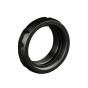 Shrewd Optum Lens Housing and Retainer Ring, CNC machined from 6061 aluminum for Optum scopes, compatible with lenses up to 1.75" in diameter.

