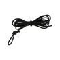 Hamskea Hybrid Rest Series Replacement Limb Cord, 30 inches of black BCY “D” braid, for use with Hybrid and Trinity Arrow Rests.
