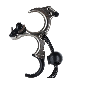 TRU Ball Honey Badger Claw Flex hinge release with all-brass handle, ergonomic design, and micro-adjustable speed dial, available in Quicksilver or Black Tungsten finishes.
