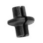 Pine Ridge Archery slotted kisser button with soft flexible design for bowstring
