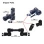 AAE Gripper Stabilizer Mount Parts, including Bar End Pin and Quick-10 Pin for versatile archery stabilizer setups.
