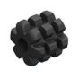Bee Stinger Microhex Vibration Damper for stabilizer vibration reduction and soft ground contact. Black.
