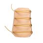 Fred Bear Traditional Arm Guard made of durable leather with adjustable elastic cord and four lace hooks.
