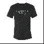 Mathews Women’s Signature T-Shirt - Athletic Fit Black Tee with White and Blue Screen Print

