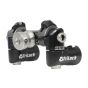 Axcel TriLock Adjustable V-Bar Mount with micro-adjustable angles and quick disconnect.
