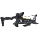 CenterPoint Hornet Pistol Crossbow with stealth black stock, reflex red dot sight, and three included 6
