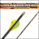 Carbon Express Mayhem SDS Hunter arrow with small diameter and Dual Spine Weight Forward technology for better hunting accuracy and penetration.
