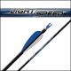 Easton G UNI Bushing Lightspeed Arrow Shafts with precision all-carbon construction, matte black finish, and pre-installed G-UNI bushing for indoor target shooting.
