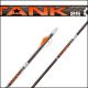 Carbon Express Tank 25 Target Arrow Shaft with diamond weave construction, 400 spine, and BullDog nock collar.
