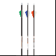 Easton Vector Feather Fletched Arrow – 4mm Carbon-Fiber Arrow Ready-to-Shoot with Feather Fletching
