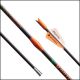 Victory Archery VooDoo Gamer Series Crossbow Bolt with AAE Max Hunter® Vanes and Penetrator Broadhead Adapters.
