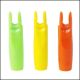 Easton X10 Over Nocks designed for recurve archery, available in three colors for secure and reliable performance.
