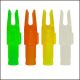 Easton 6.5mm Super Nocks for archery, precision molded for consistency, reducing friction and promoting tighter groups, sold per dozen.
