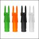 Easton 6.5mm Super 3D Nocks for target and 3D archery, available in four colors, sold per dozen.
