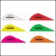 Black Eagle Signature Blazer Vanes for accurate arrow flight with improved aerodynamic performance, available in various colors.

