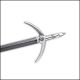 B3 Archery Exoskeletal 2-Blade Mechanical Broadhead with curved blades for maximum penetration and no need for o-rings or bands.
