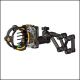 Trophy Ridge React H4 Bow Sight with React Technology, second-axis leveling, and tool-less adjustments for precise aiming and accuracy.
