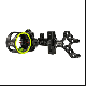 CBE Tactic Sight, 3-pin sight with Smart Mount, tool-less adjustments, and .019