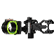 Black Gold Ascent Mountain Lite Dual Trac Hunting Sight, dual pin archery sight with .019 Pro Pins and micro-adjustable 3rd axis for optimal accuracy.
