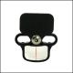 Axcel AX Series Wide Magnifier Sight Scale for precise yardage adjustments and easy sight tape visibility.
