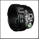 Shrewd Optum 35 mm Scope with adjustable fiber cover, customizable pin positions, and compatibility with light systems for precision archery shooting.
