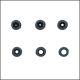 Hamskea InSight Individual Peep Sight Apertures for customizable archery setups.
